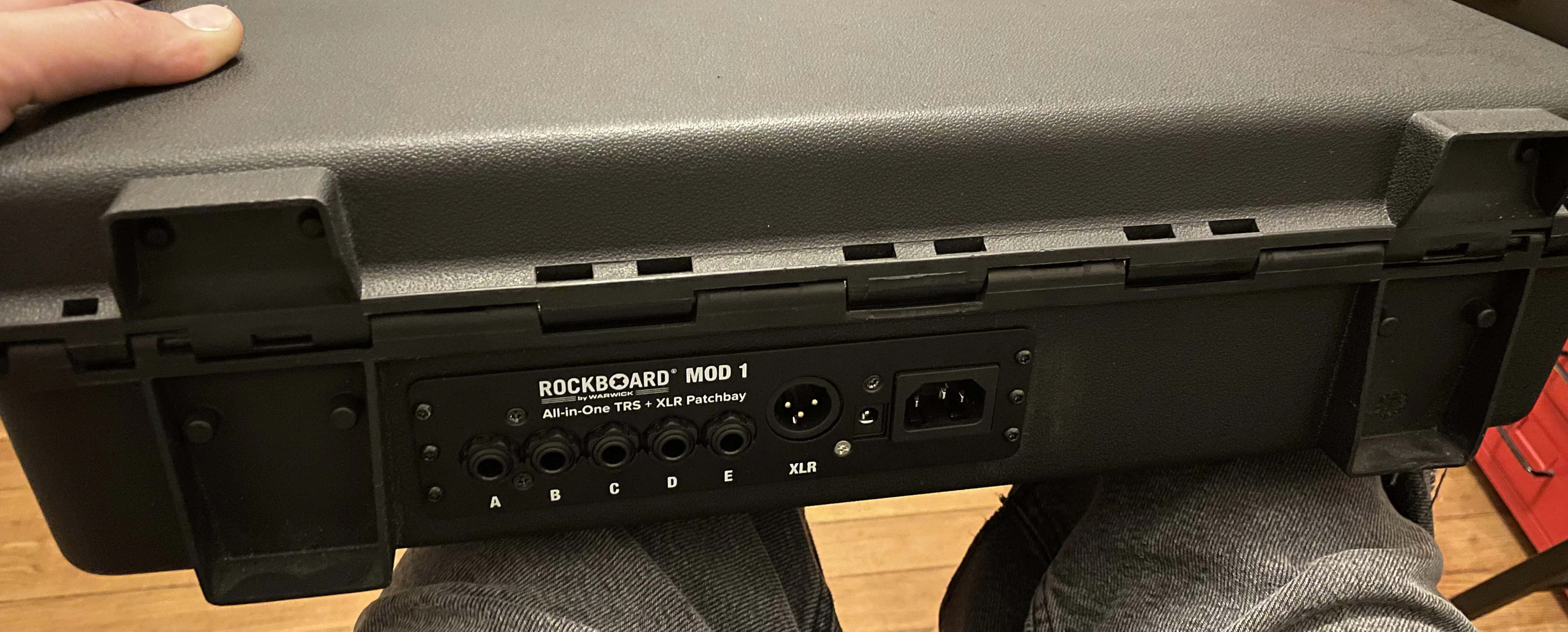 Outside view of the patchbay