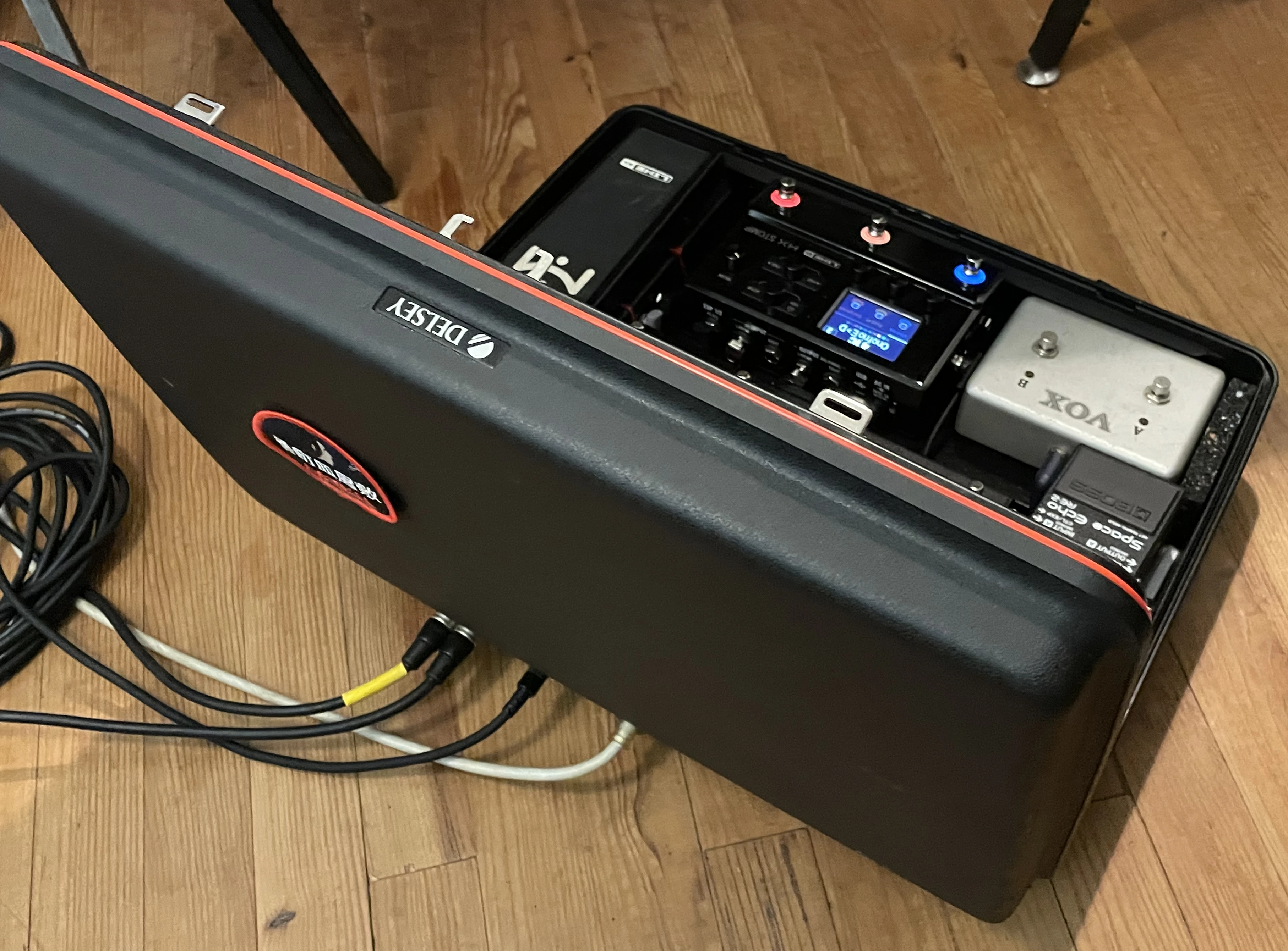 Back view of the completed project